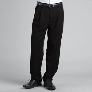 Covington Men's Pleated Dress Pants 42x30 Black - 25% Off 5+ Items